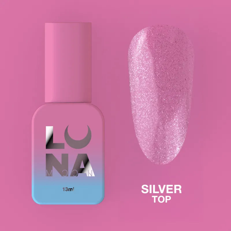 Lunamoon Top Silver 13ml | Pipa Cosmetics
