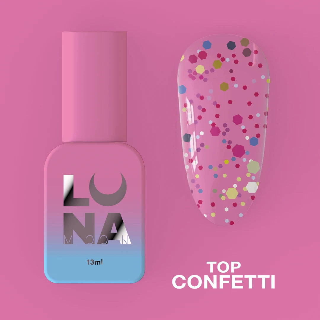 Lunamoon Top Confetti 13ml Tops | Pipa Cosmetics