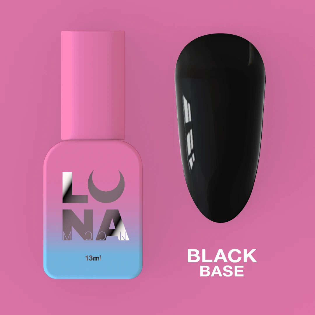 Lunamoon Black Base 13ml | Pipa Cosmetics