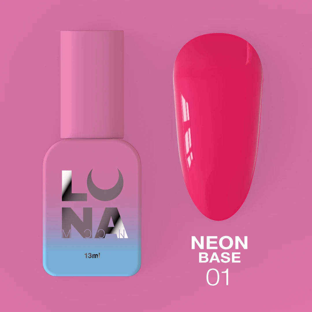 Lunamoon Neon base №1 13ml | Pipa Cosmetics
