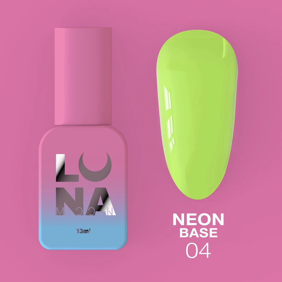 Lunamoon Neon base №4 13ml | Pipa Cosmetics