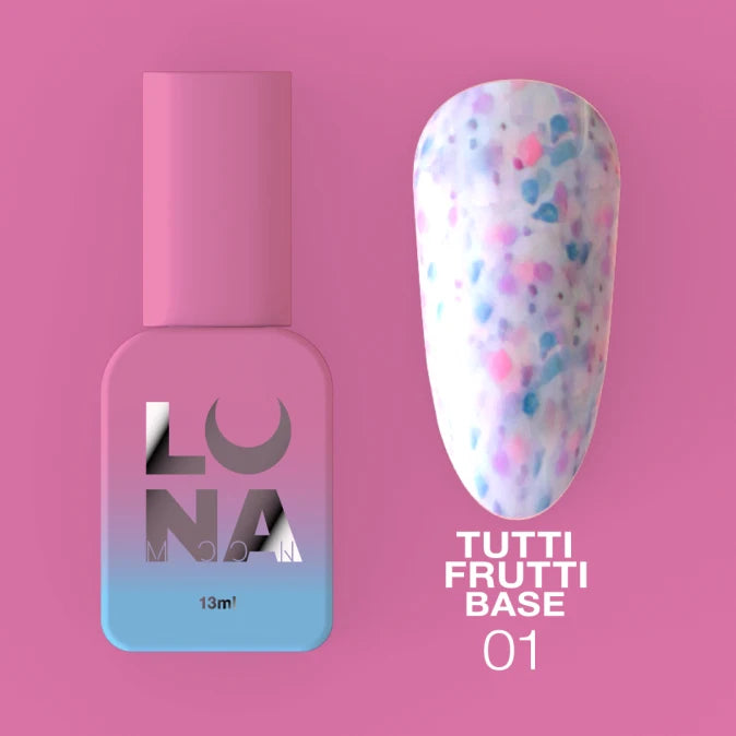 Lunamoon Tutti Frutti Base №1 13ml | Pipa Cosmetics