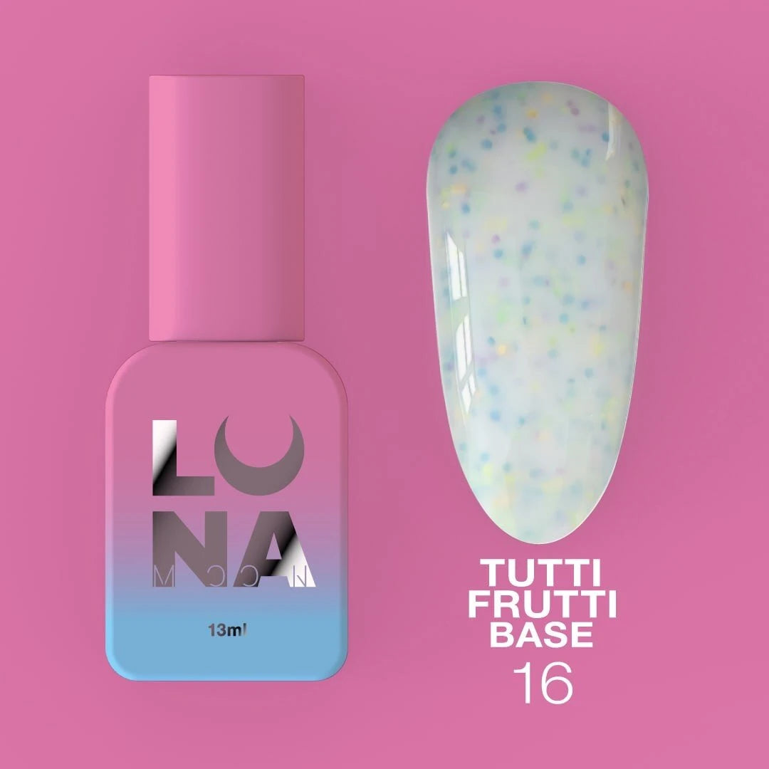 Lunamoon Tutti Frutti Base №16 13ml | Pipa Cosmetics
