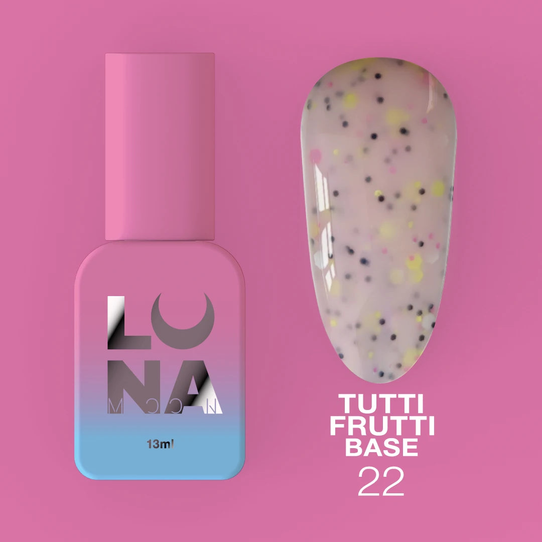 Lunamoon Tutti Frutti Base №22 13ml | Pipa Cosmetics
