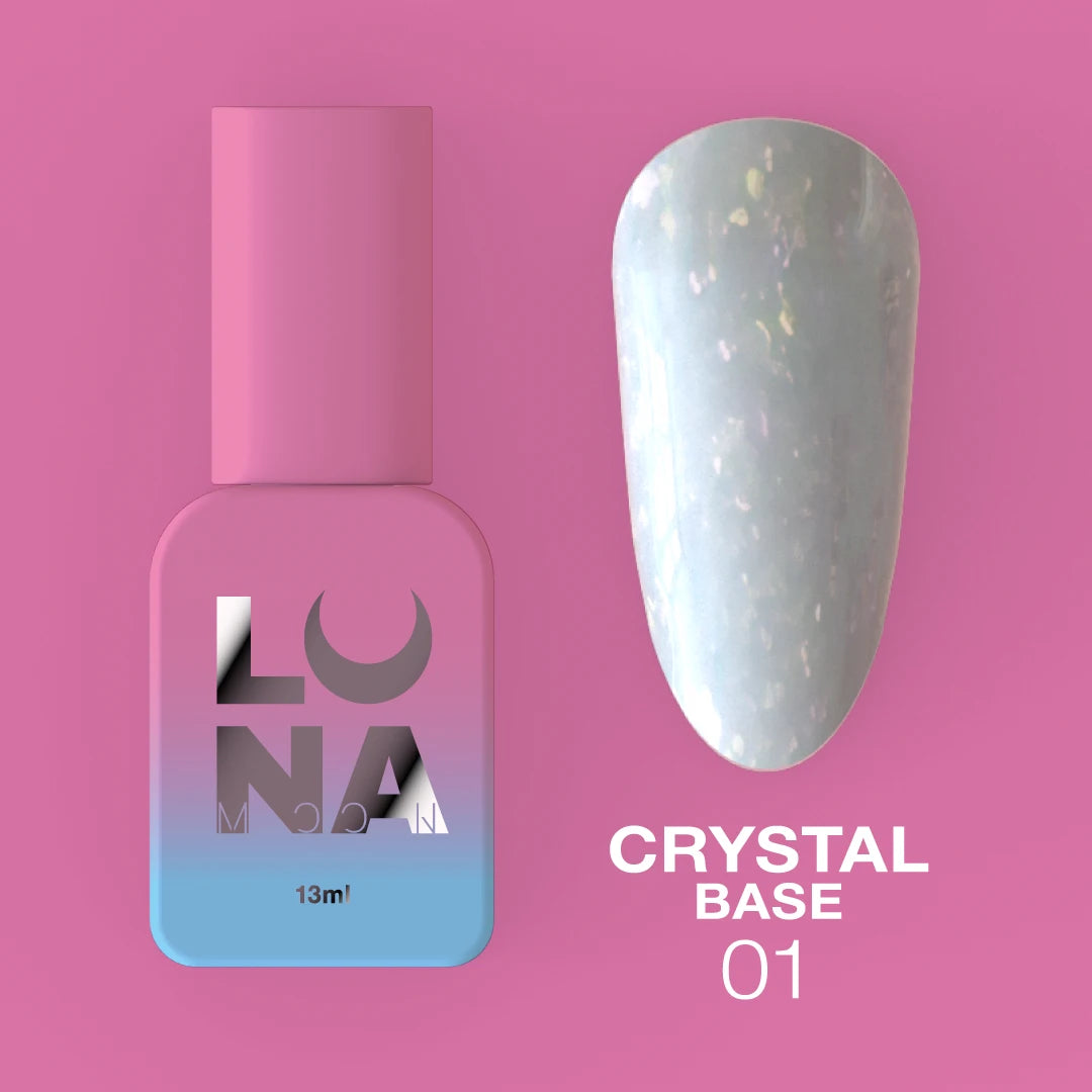 Lunamoon Crystal Base №1 13ml | Pipa Cosmetics