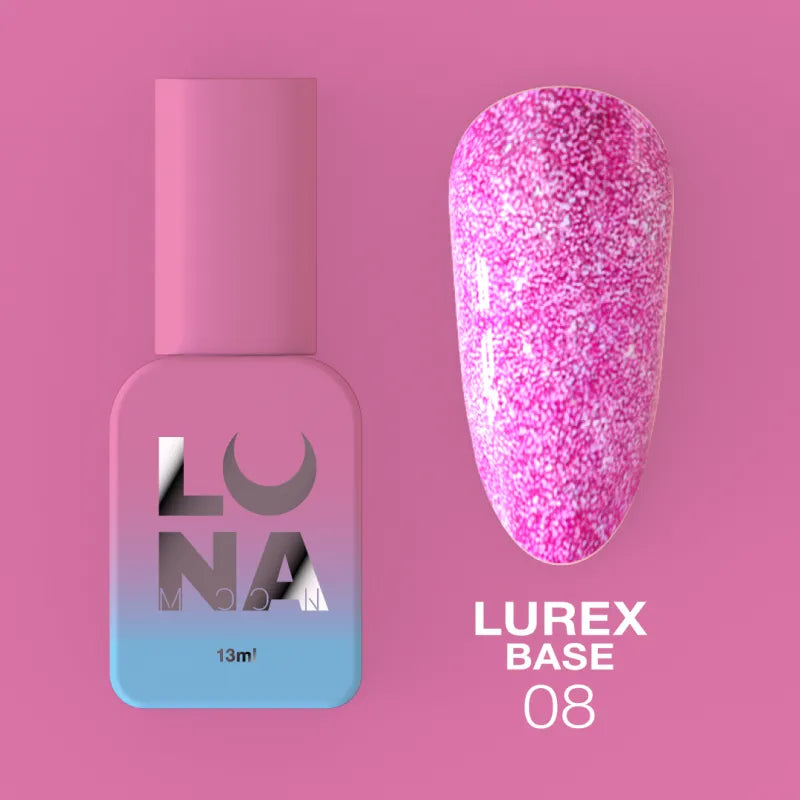 Lunamoon Lurex Base №8 13ml | Pipa Cosmetics