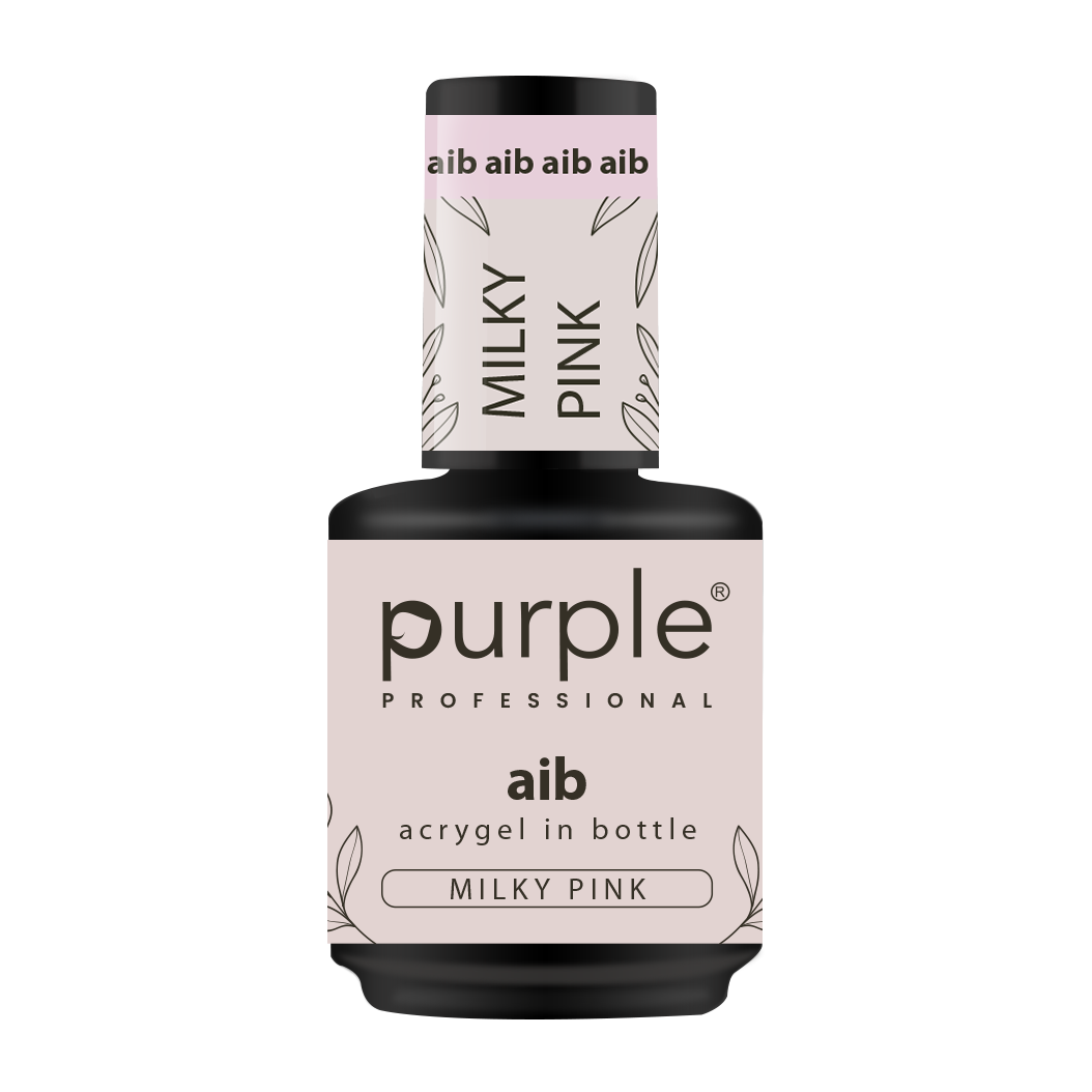 AIB - Acrygel In Bottle Milky Pink - Pipa Cosmetics Purple Professional®