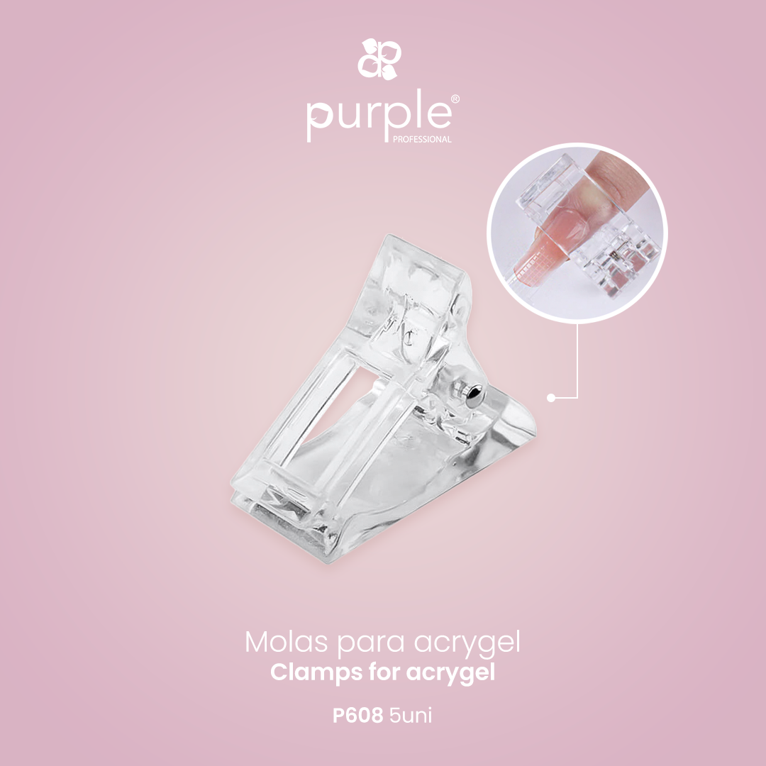 Acrygel Clamps - Pipa Cosmetics Purple Professional®