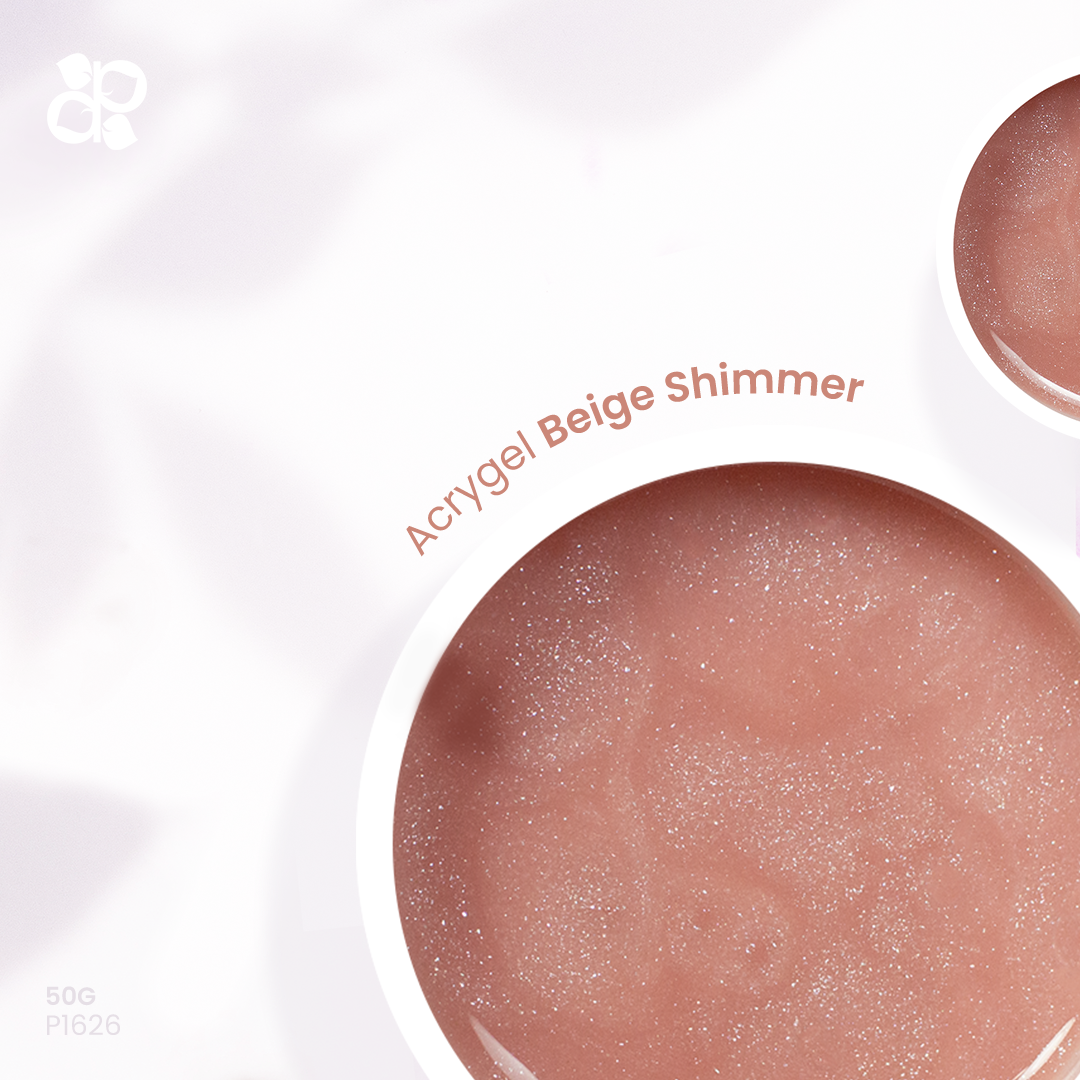 Acrygel Combi Beige Shimmer - Pipa Cosmetics Purple Professional®
