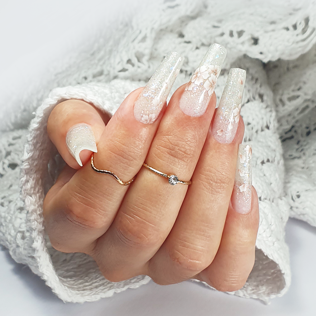 Acrygel Combi White Mix Extreme Glitter - Pipa Cosmetics Purple Professional®