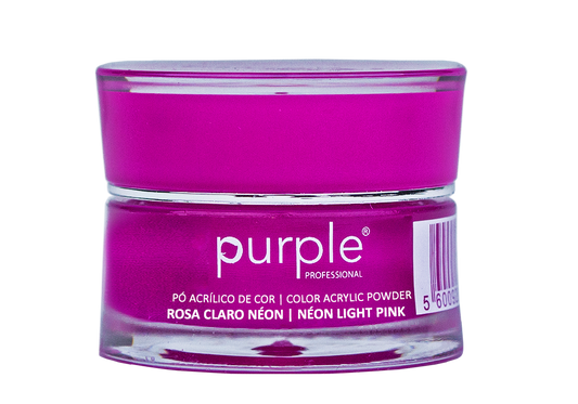 Acrylic Powder Light Pink Neon - Pipa Cosmetics Purple Professional®