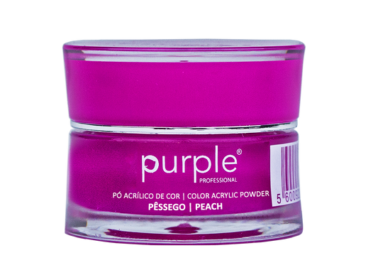 Acrylic Powder Peach - Pipa Cosmetics Purple Professional®