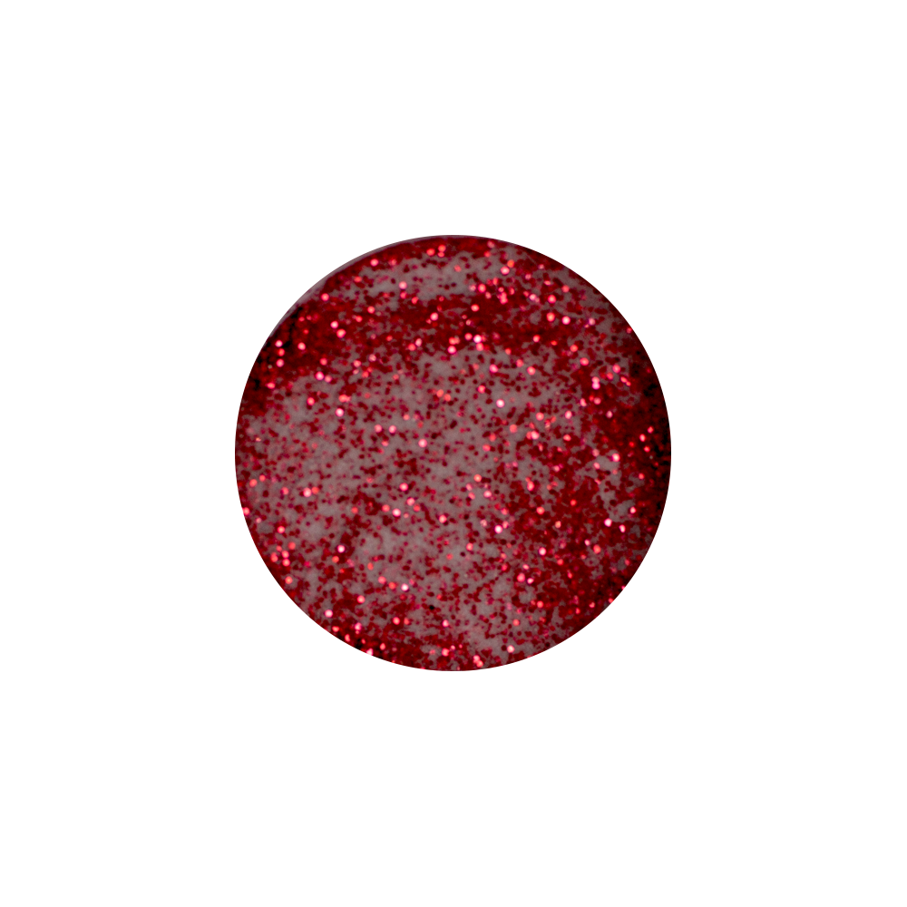 Acrylic Powder Red Glitter - Pipa Cosmetics Purple Professional®