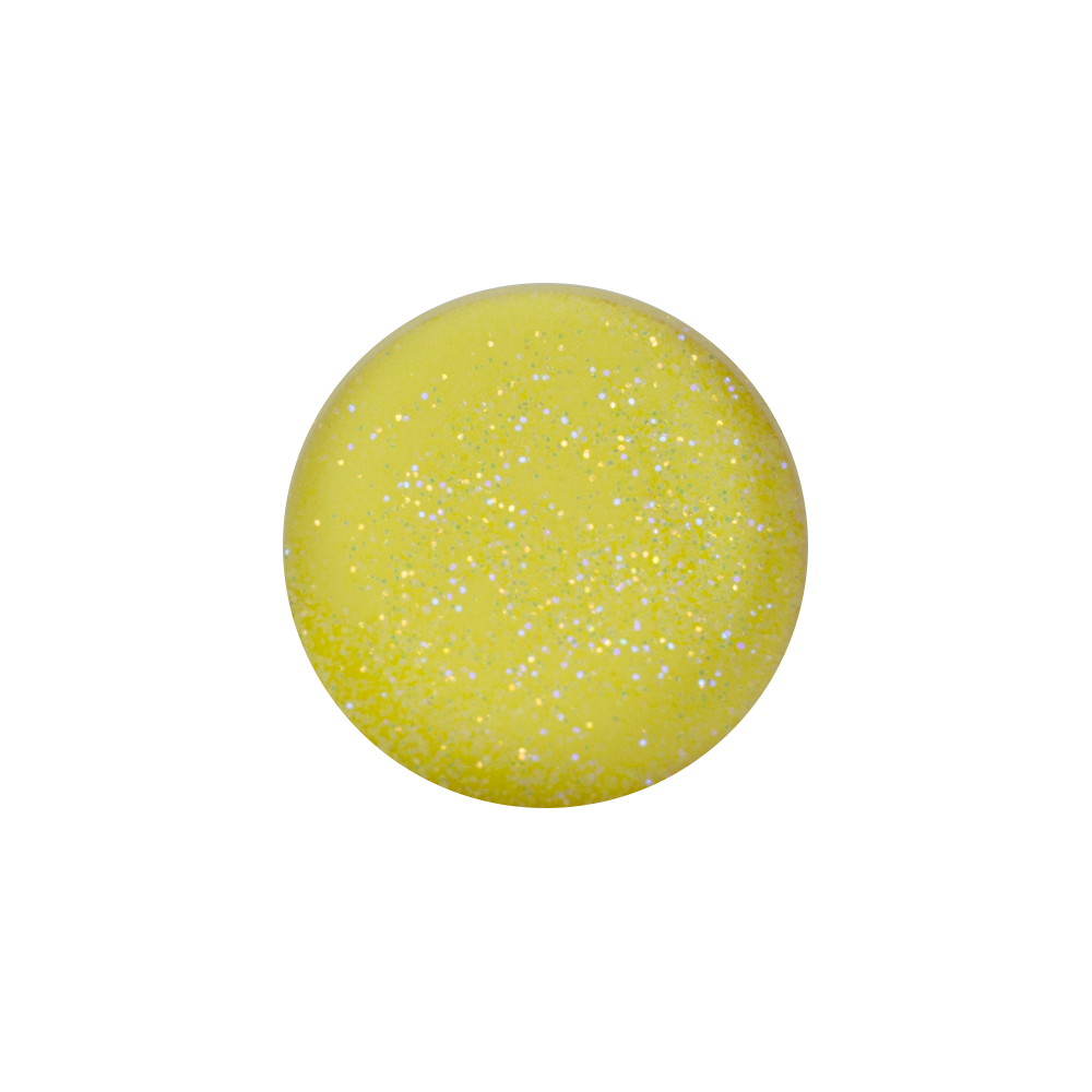Acrylic Powder Yellow Glitter - Pipa Cosmetics Purple Professional®