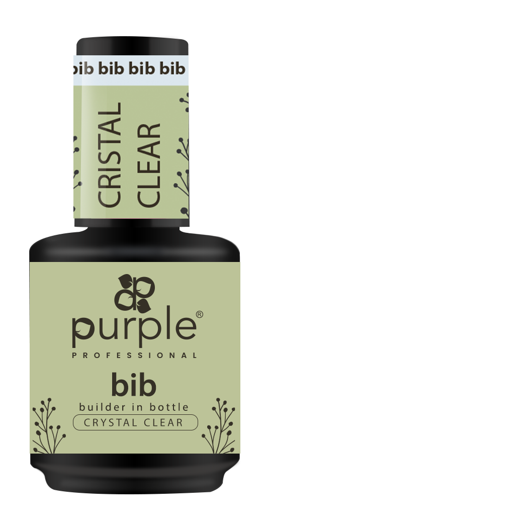 BIB - Builder in Bottle Crystal Clear - Pipa Cosmetics Purple Professional®