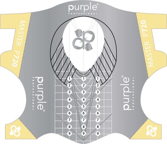 Box Master Nail Forms - Pipa Cosmetics Purple Professional®