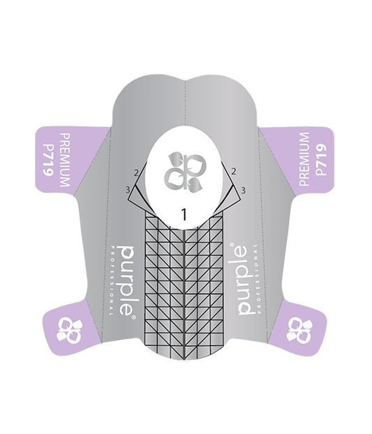 Box Premium Nail Forms - Pipa Cosmetics Purple Professional®