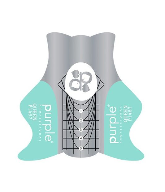 Box Queen Nail Forms - Pipa Cosmetics Purple Professional®