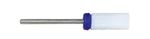 Ceramic Nail Drill - Cylindrical Straight Top 6x13mm (medium) - Pipa Cosmetics Purple Professional®