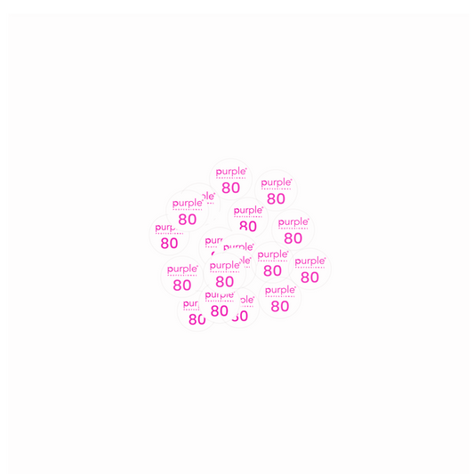 Circular Adhesive Refills 20mm Discs 80 - Pipa Cosmetics Purple Professional®