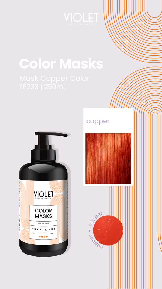 Color Masks - Copper - Pipa Cosmetics Violet Hair Cosmetics®