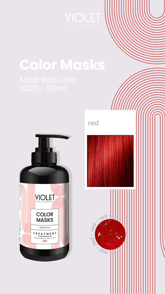 Color Masks - Red - Pipa Cosmetics Violet Hair Cosmetics®
