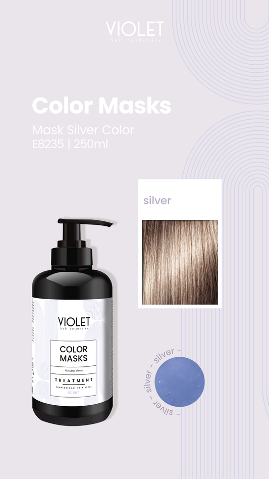 Color Masks - Silver - Pipa Cosmetics Violet Hair Cosmetics®