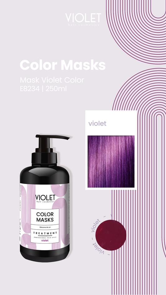 Color Masks – Violet - Pipa Cosmetics Violet Hair Cosmetics®
