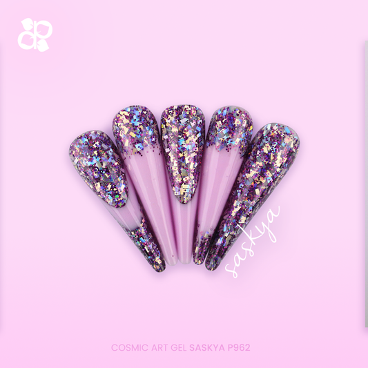 Cosmic Art Gel Saskia - Pipa Cosmetics Purple Professional®
