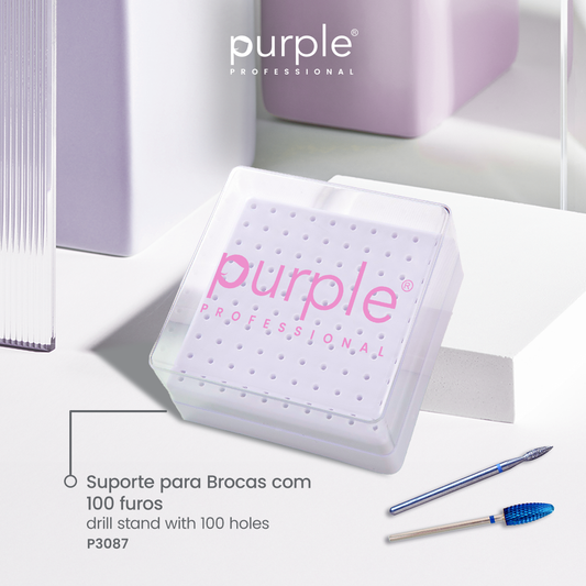 Drills Support With (100 Holes) - Pipa Cosmetics Purple Professional®