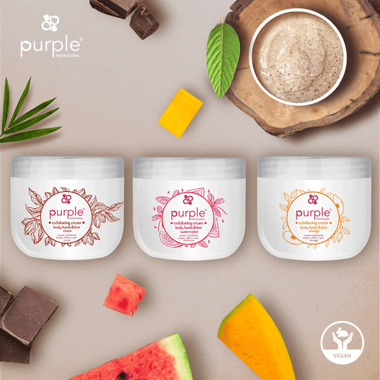 Exfoliating Cream Cocoa - Vegan - Pipa Cosmetics Purple Professional®
