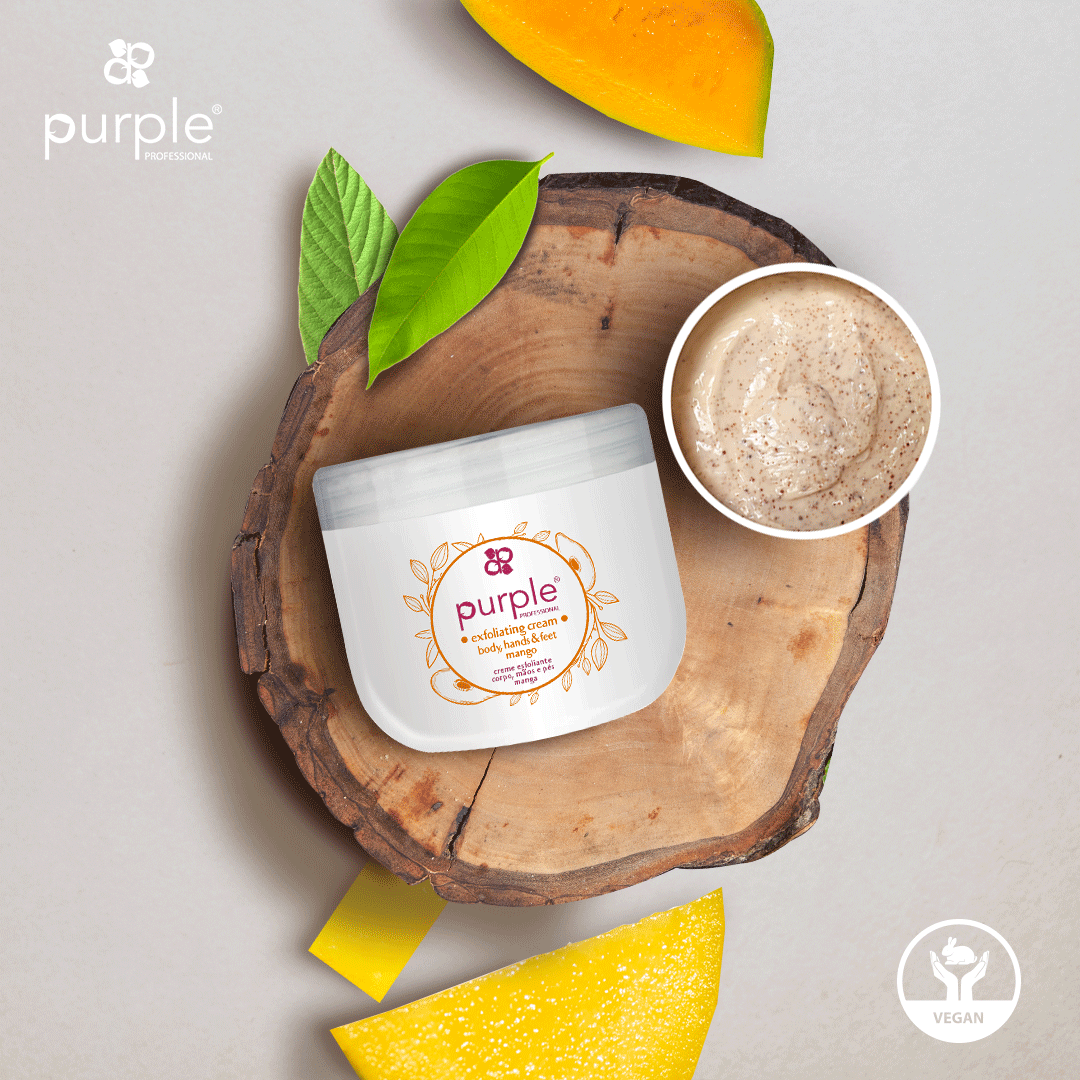 Exfoliating Cream Mango - Vegan - Pipa Cosmetics Purple Professional®