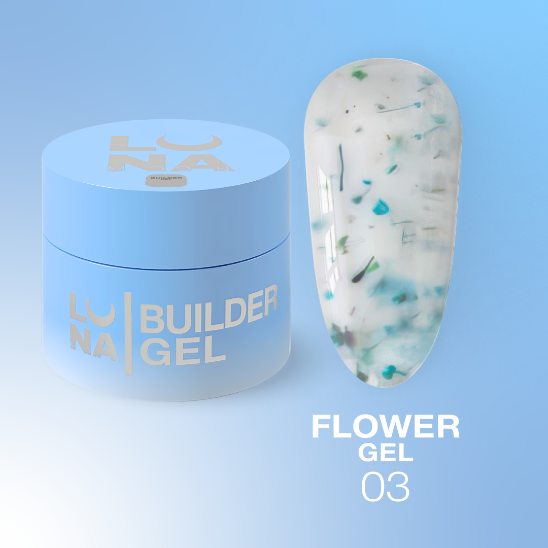Lunamoon Flower Gel №3 15ml | Pipa Cosmetics