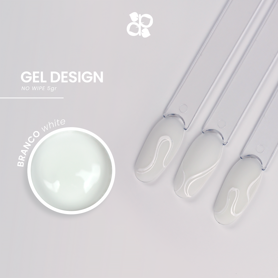 Gel Design White No Wipe - Pipa Cosmetics Purple Professional®
