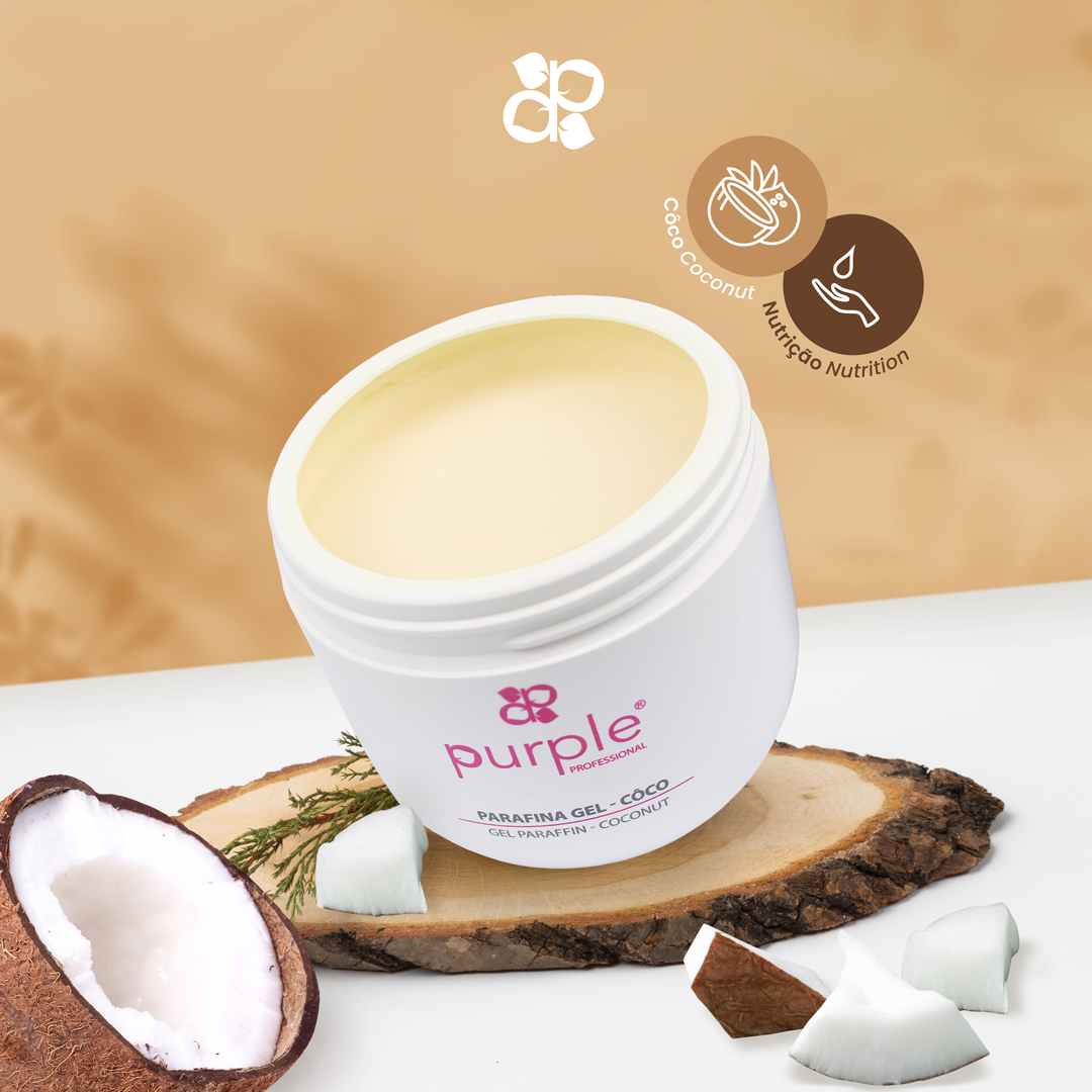 Gel Parafin Coconut - Pipa Cosmetics Purple Professional®