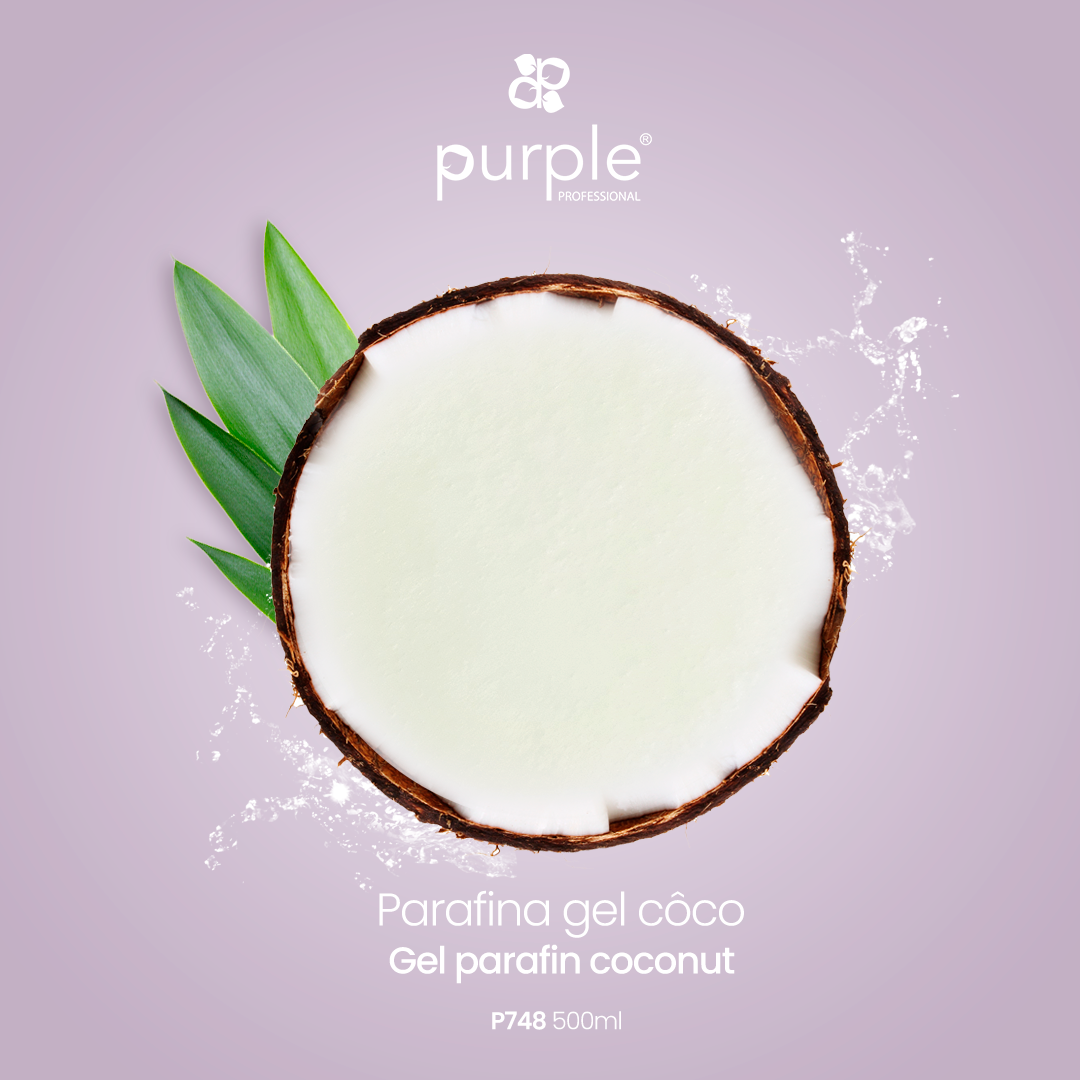 Gel Parafin Coconut - Pipa Cosmetics Purple Professional®