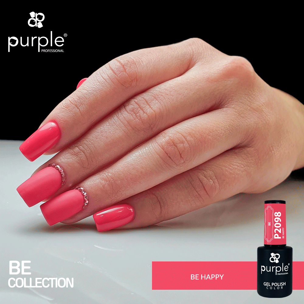 Gel Polish Be Happy - Pipa Cosmetics Purple Professional®