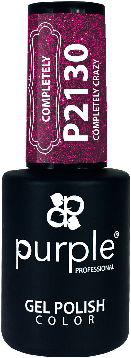 Gel Polish Completely Crazy glitter - Pipa Cosmetics Purple Professional®