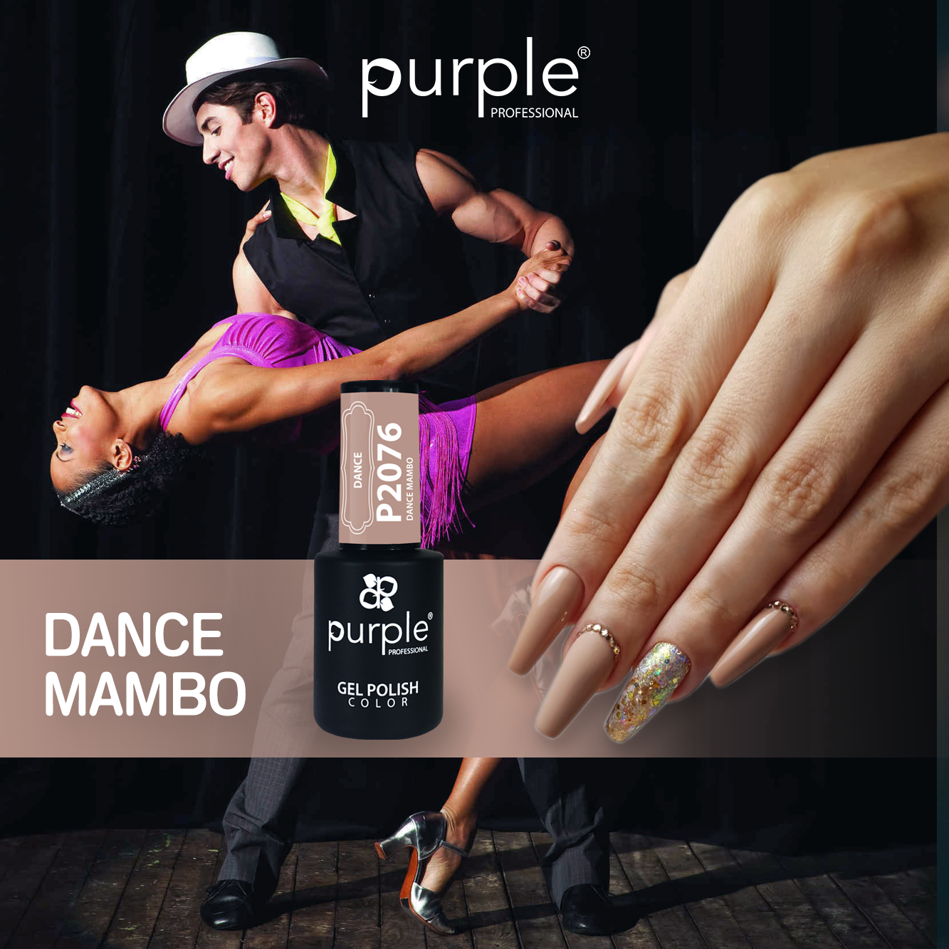 Gel Polish Dance Mambo - Pipa Cosmetics Purple Professional®