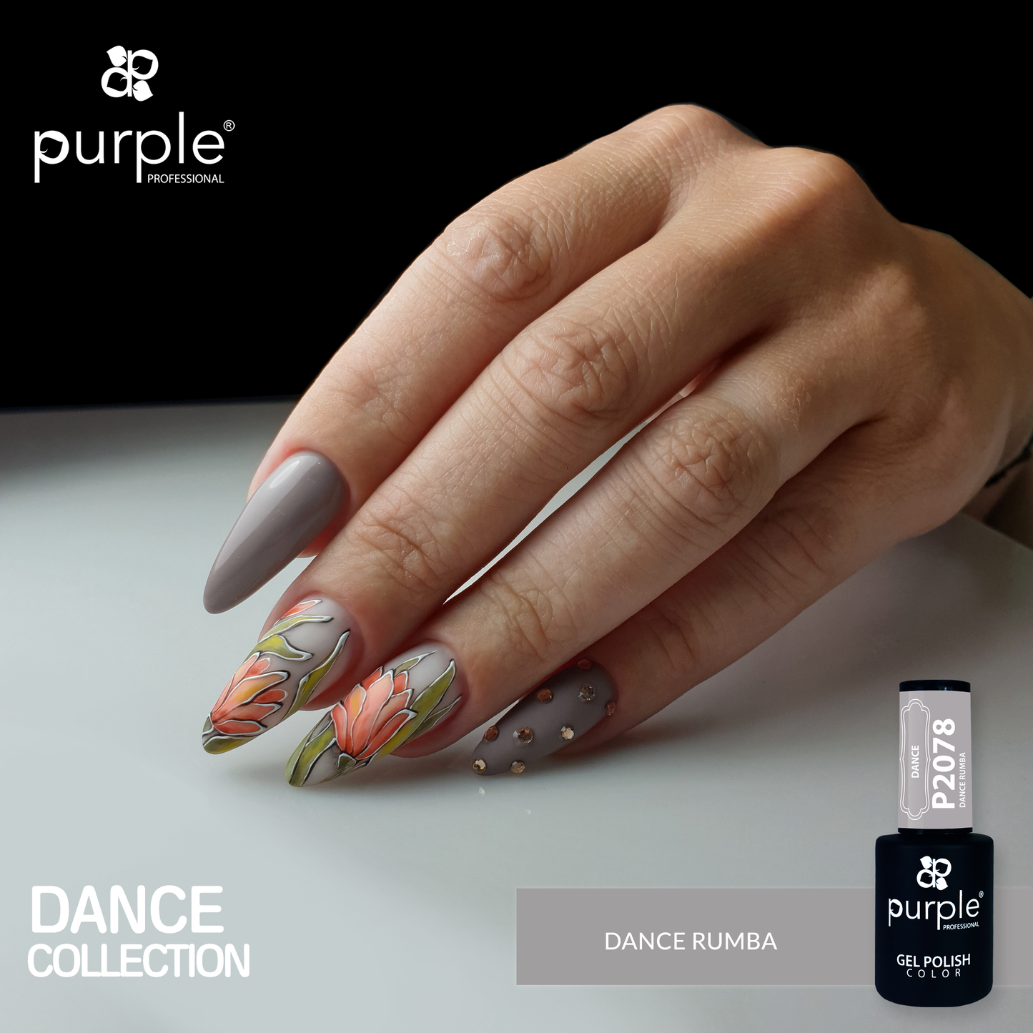 Gel Polish Dance Rumba - Pipa Cosmetics Purple Professional®