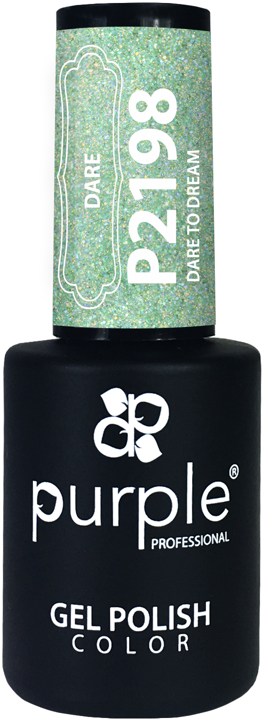 Gel Polish Dare to Dream glitter - Pipa Cosmetics Purple Professional®