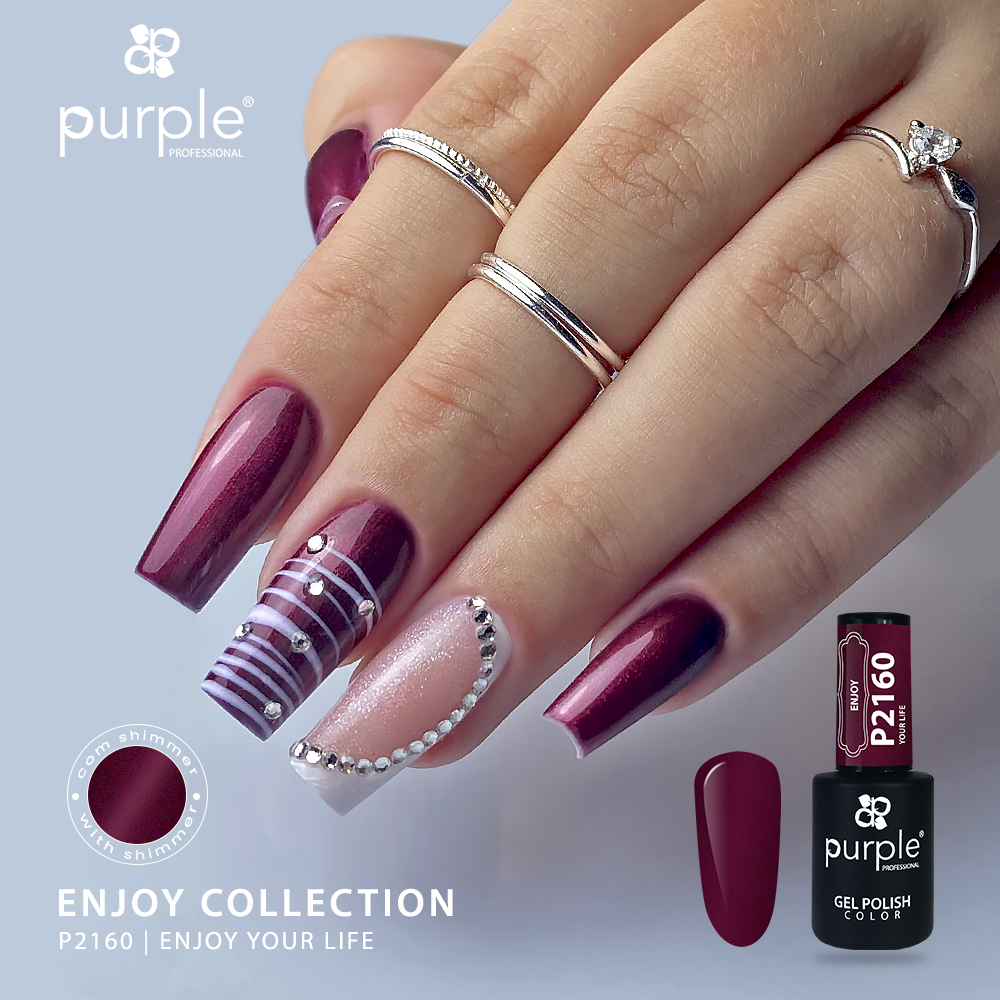 Gel Polish Enjoy Your Life - Pipa Cosmetics Purple Professional®
