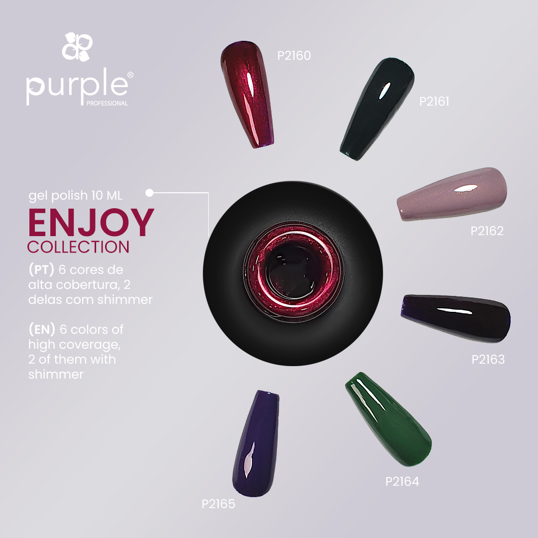 Gel Polish Enjoy Your Travel - Pipa Cosmetics Purple Professional®