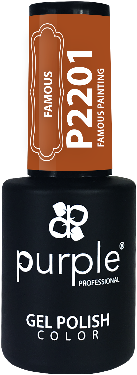 Gel Polish Famous Painting - Pipa Cosmetics Purple Professional®