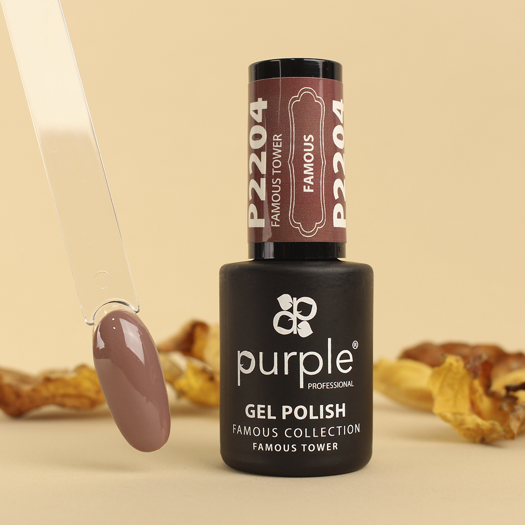 Gel Polish Famous Tower - Pipa Cosmetics Purple Professional®