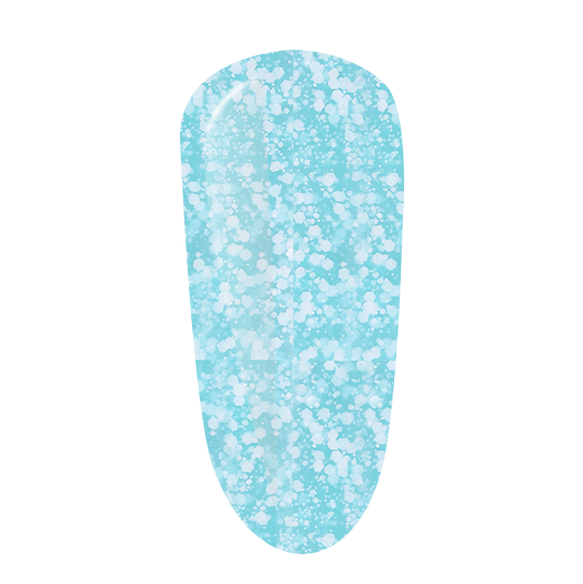 Gel Polish Fantastic Blue flakes - Pipa Cosmetics Purple Professional®