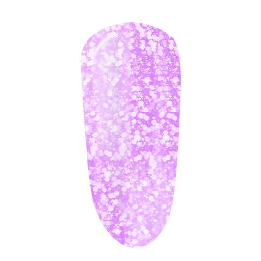 Gel Polish Fantastic Lilac flakes - Pipa Cosmetics Purple Professional®