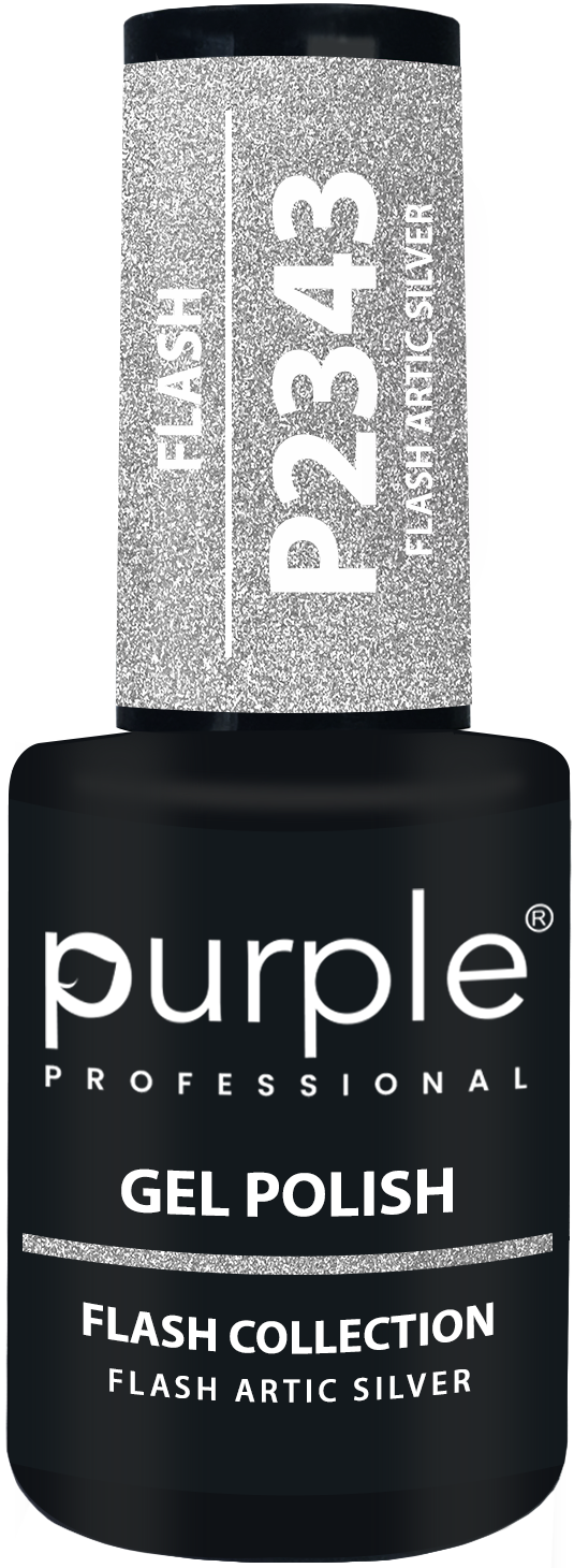 Gel Polish Flash Artic Silver - Pipa Cosmetics Purple Professional®