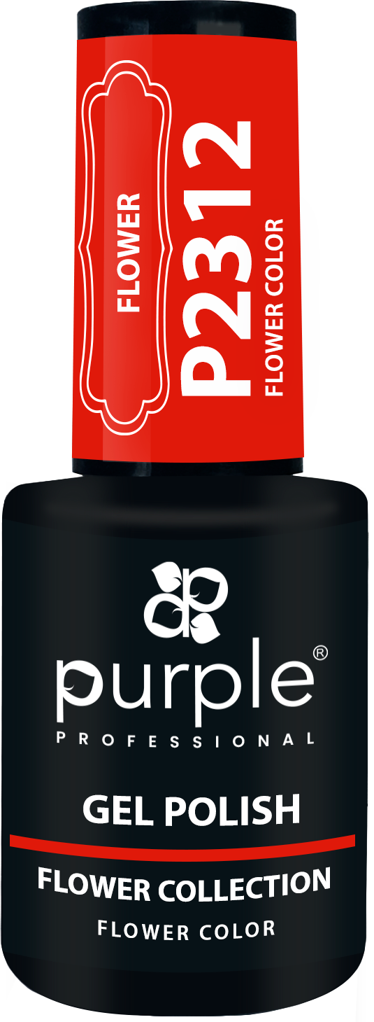 Gel Polish Flower Color - Pipa Cosmetics Purple Professional®