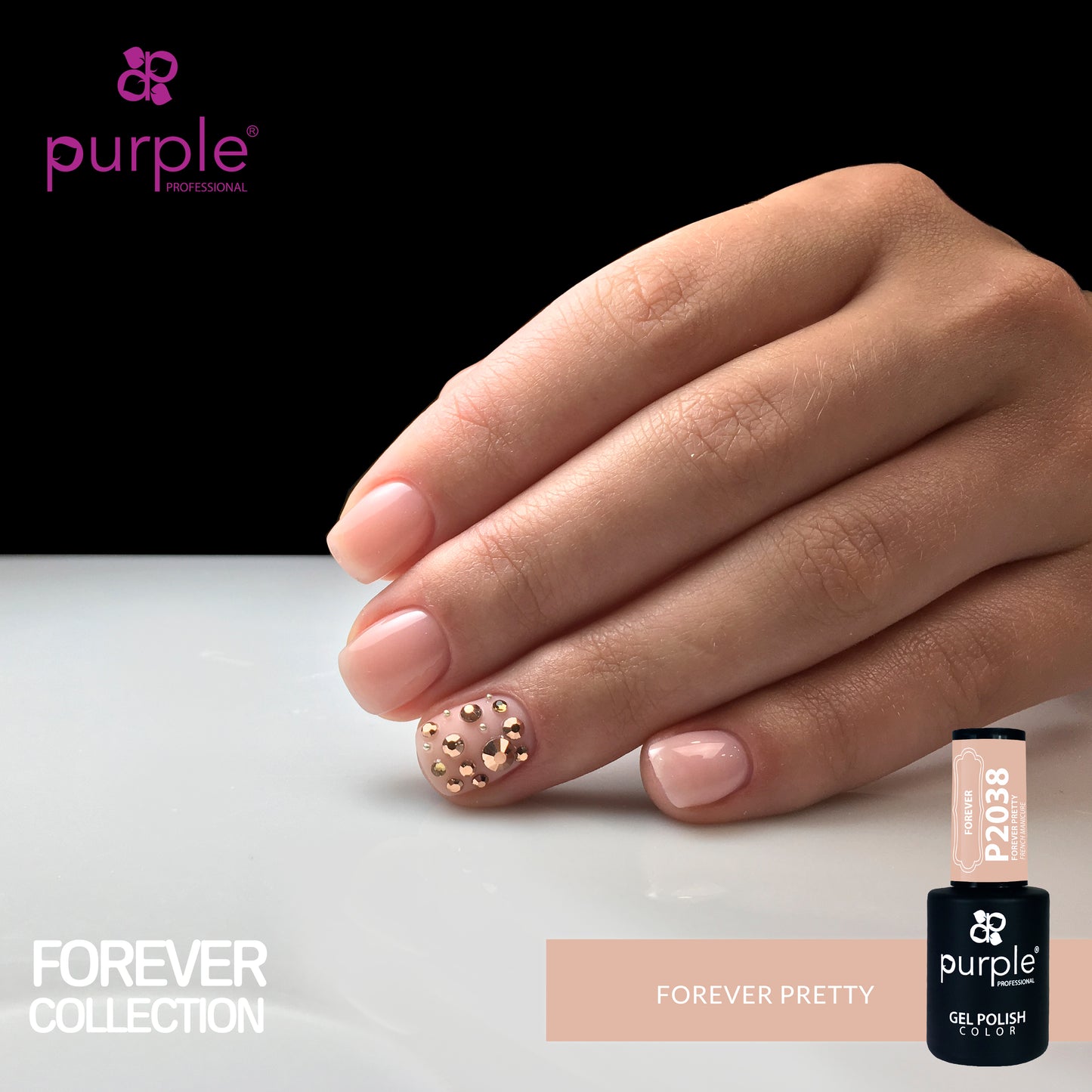 Gel Polish Forever Pretty - Pipa Cosmetics Purple Professional®